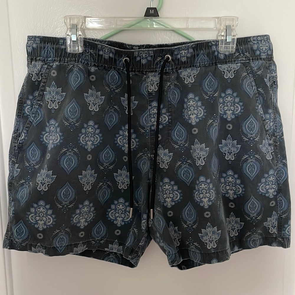 Cotton On Blue Patterned Men's Shorts
